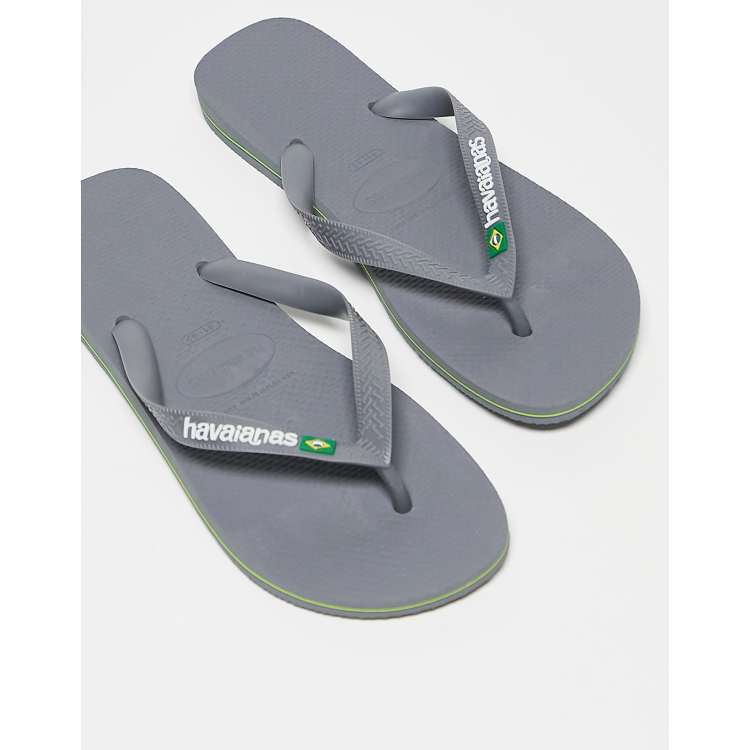 Havaianas flip flops 2025 grey