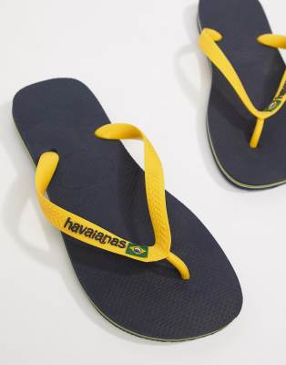 havaianas brasil logo flip flops