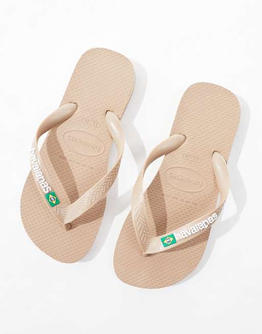 Havaianas oro rosa top