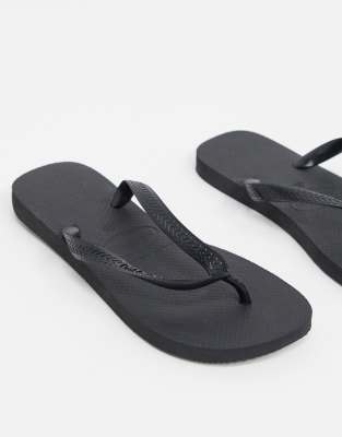 HAVAIANAS CLASSIC FLIP FLOPS IN BLACK,4000029 BLK