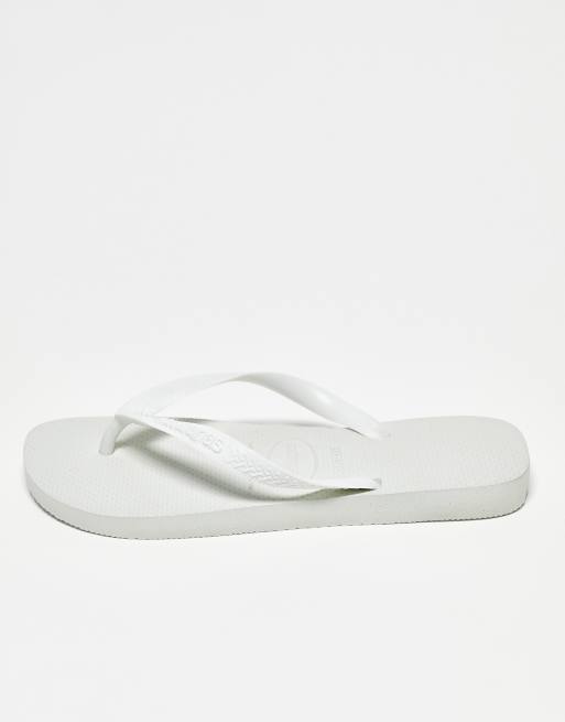 White Havaianas Top Flip Flops