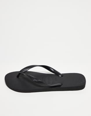 Havaianas - Classic Top - Unisex-Zehenstegsandalen in Schwarz