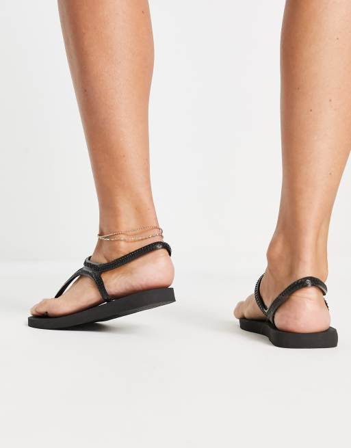 Havaianas - Flash Urban - Sandali bassi neri con cinturini incrociati, 2 di 4