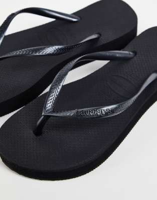 black havaianas with diamond