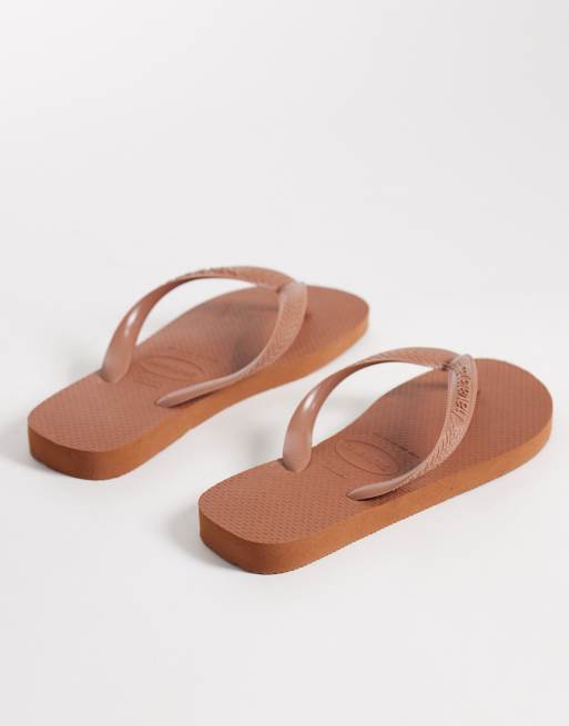 Havaianas flip flops in brown, 4 of 4