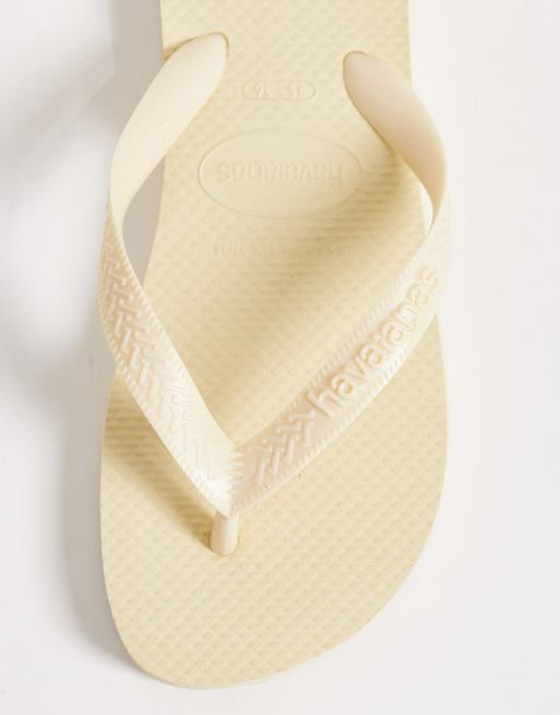 Havaianas flip flops in buttercream, 2 of 4