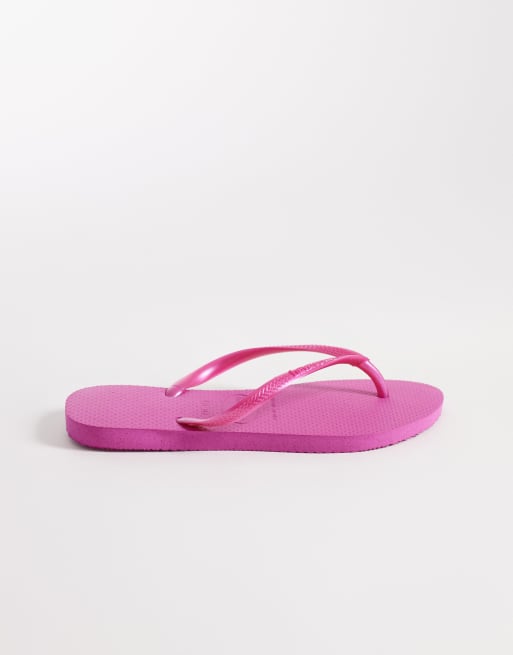 Havaianas - Infradito slim rosa metallizzato, 3 di 4