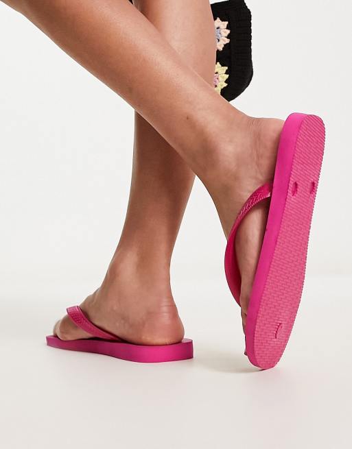 Zonnebrand kandidaat werkwoord Havaianas - Klassieke teenslippers in roze | ASOS