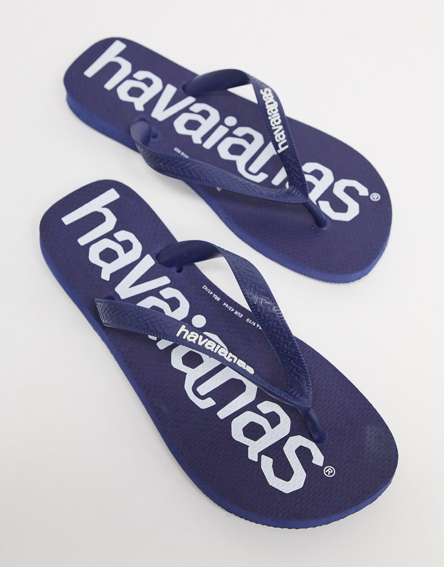Havaianas – Logomania – Marinblå flip flops