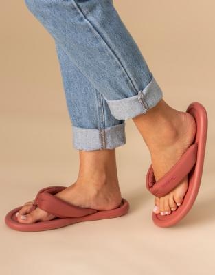 Havaianas Maxi-puff Boho Flip Flops In Pink