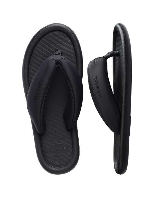 Havaianas – Maxi-Puff – Czarne japonki w stylu boho, 2 z 4