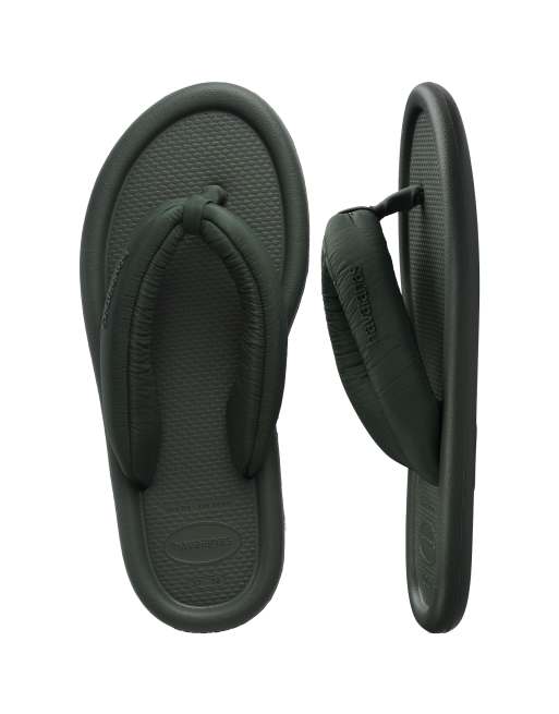 Havaianas - Maxi-Puff - Grønne klipklappere med boho design, 2 af 4