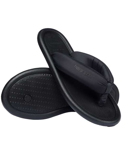 Havaianas – Maxi-Puff – Svarta flip flops i bohostil, 4 av 4