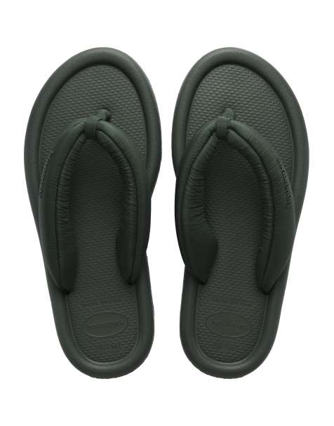 Havaianas - Maxi-Puff - Tongs style bohème - Vert - view 1