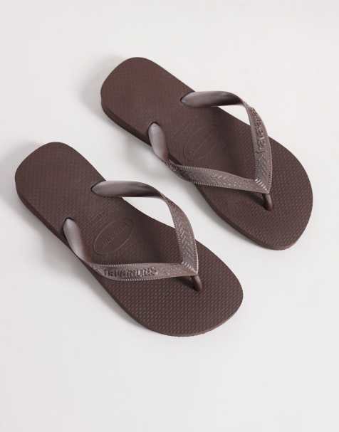 Havaianas – Mörkbruna flip flops - view 1
