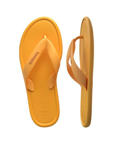 Havaianas – Puffed – Zehenstegsandalen in Gelb - view 1