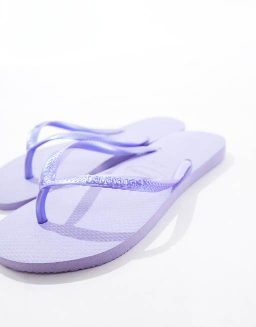 Havaianas – Schmale Zehentrenner in Flieder, 2 von 4