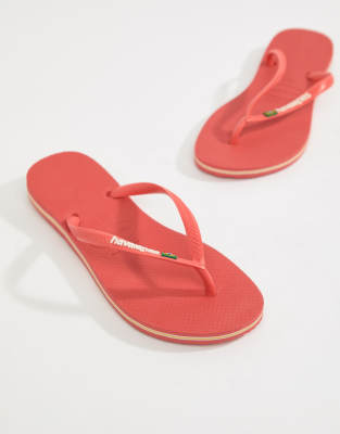 havaianas slim coral