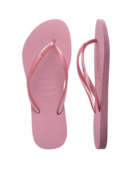 Havaianas slim flip flops i rosa, 2 av 4