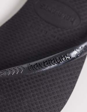 Havaianas slim flip flops in black