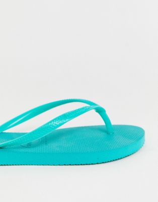Havaianas slim flip flops in bright 