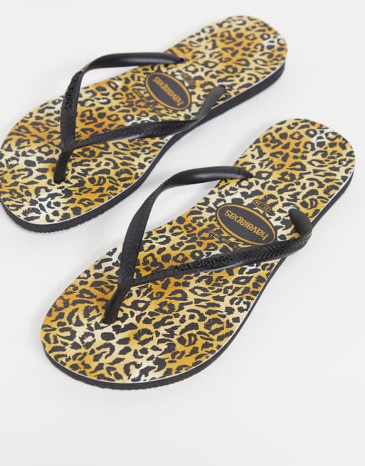 Havaianas sales slim leopard