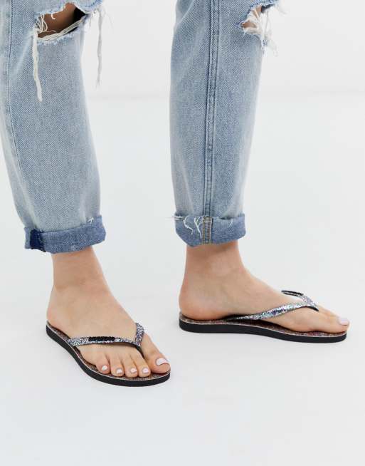 Tong best sale havaianas paillette