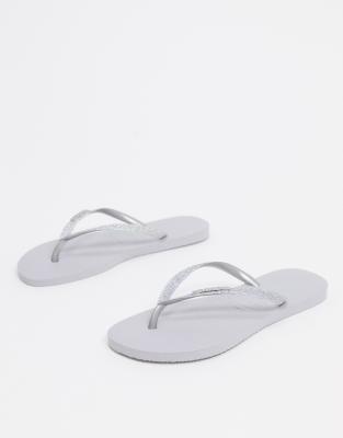 white havaianas slim