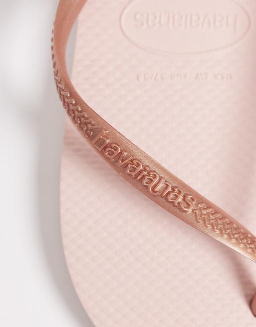 Havaianas - Smalle balletrosa klipklapper, 2 af 4