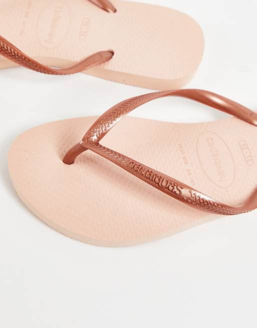 Havaianas - Smalle teenslippers in roze, 2 van 4