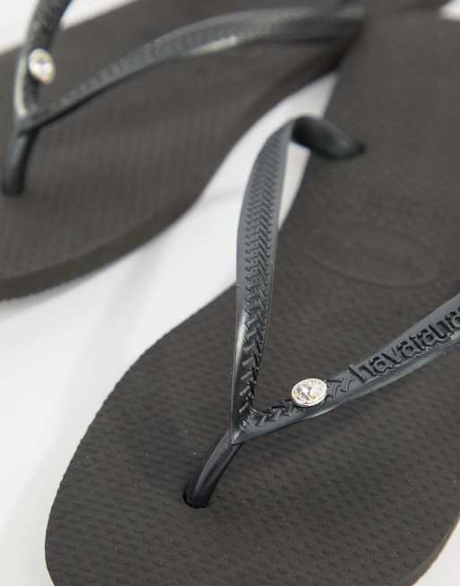 Havaianas Swarovski Crystal Black ASOS