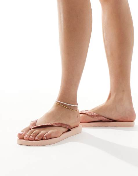 Havaianas - Teenslippers in balletroze - view 1