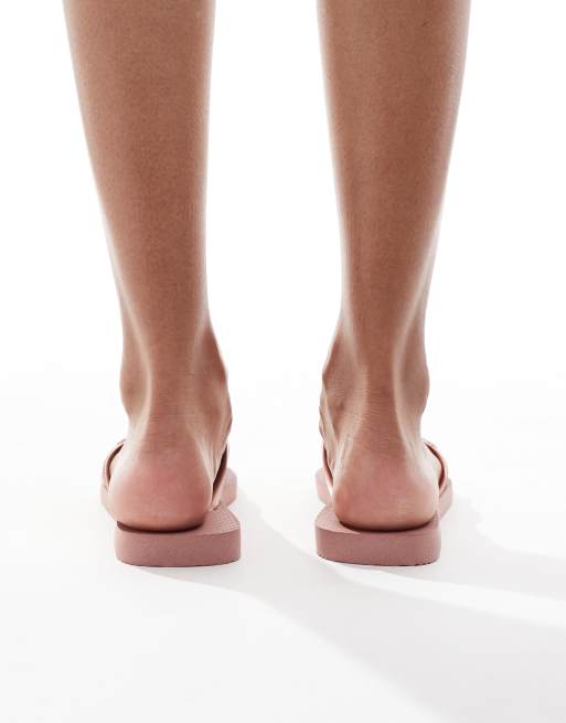 Havaianas - Teenslippers met vierkante neus in krokus goud, 3 van 4