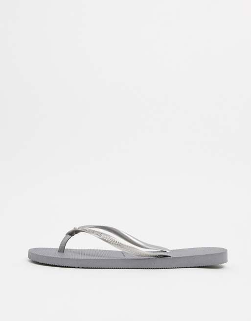 Havaianas - Tongs fines à strass - Argenté, 2 de 4