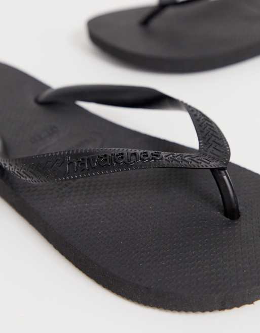 Havaianas hot sale plain black