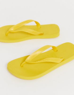 yellow fit flops