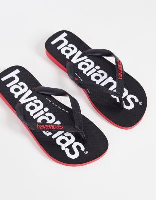 Tongs Havaianas Top Logomania – Logo Géant Tendance, Caoutchouc Souple & Durable, Confort Iconique, Unisexe Adulte