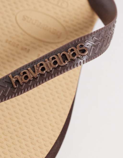 Havaianas - Top Point - Teenslippers in bruin, 2 van 4