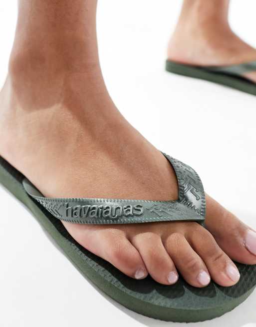 Havaianas - Top Tiras Senses - Olivengrønne unisex-klipklappere, 2 af 4