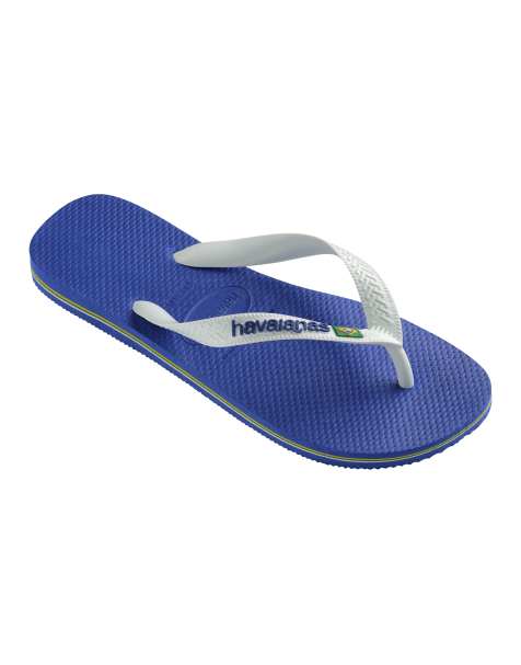 Havaianas unisex Brazil logo klipklappere i marineblå - view 1