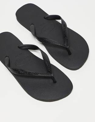 Havaianas Havaianas unisex Classic Top flip flops in black