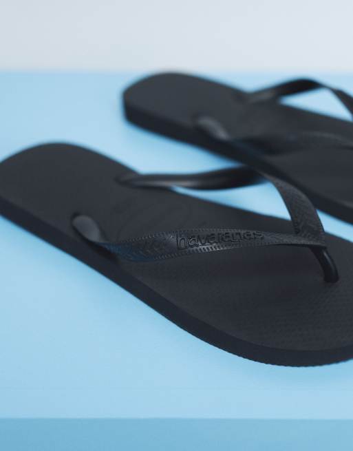 Havaianas unisex flip flops in black, 3 of 7