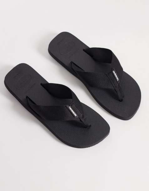 Havaianas urban basic flip flops in black - view 1