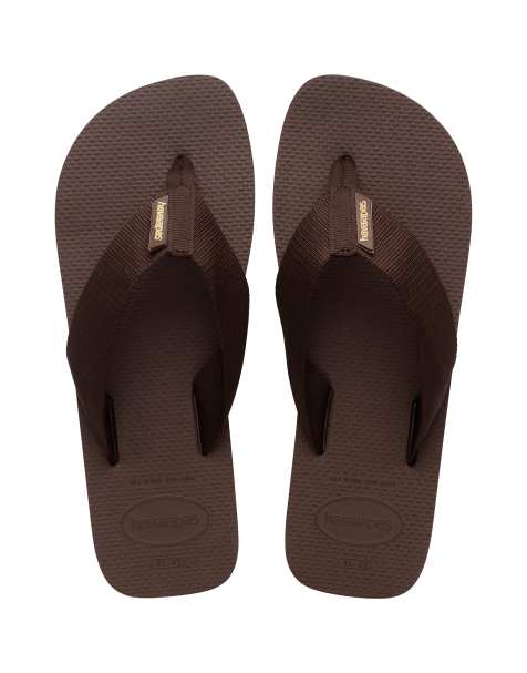 Havaianas urban basic flip flops in brown - view 1