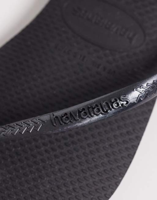 Havaianas – Wąskie czarne klapki, 2 z 4