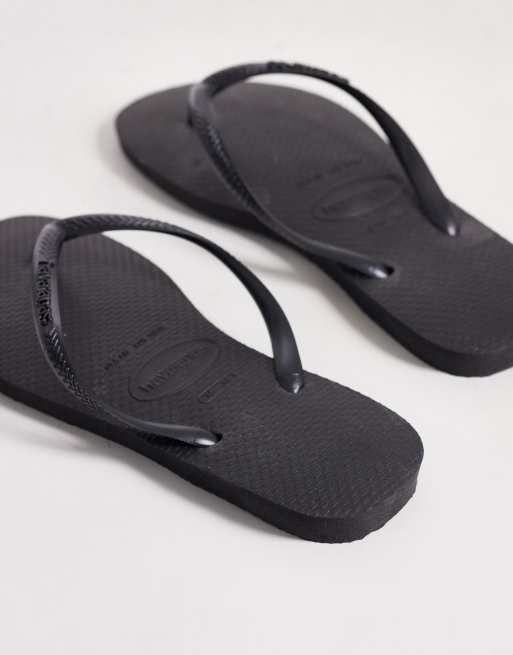 Havaianas – Wąskie czarne klapki, 4 z 4