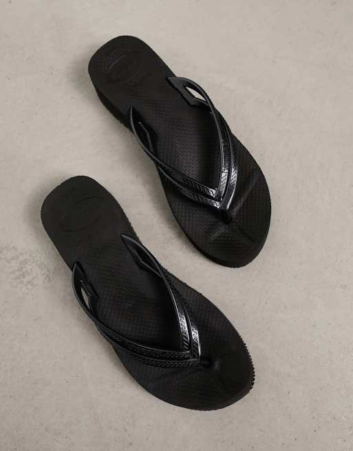 Black wedge outlet havaianas