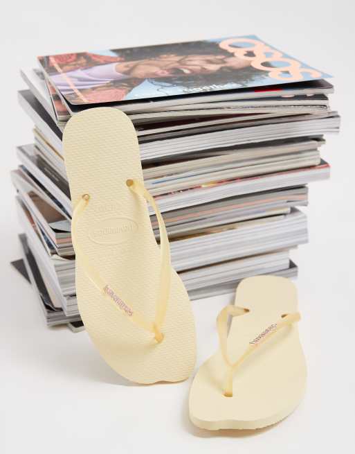 Havaianas – Żółte smukłe japonki, 4 z 4