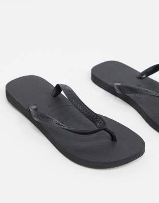 Havaianas Havianas Classic Flip Flops In Black In Black