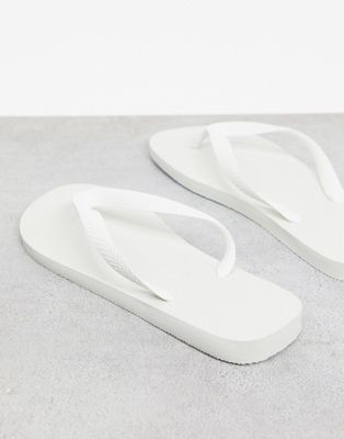 Havaianas Havianas Classic Flip Flops In White